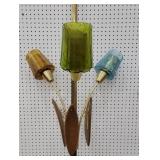 Mid century pole light 9ft