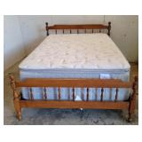 clean Full size bed, mattress, box spring