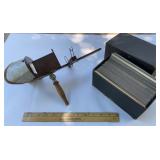 Stereoptic viewer & box of views