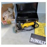 DeWalt biscuit joiner with biscuits