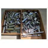 2 flats mostly Craftsman sockets and ratchets