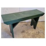 Green bucket bench 36"11"20"