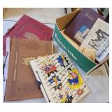 Box of neat scrapbooks - Hanlon family,