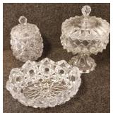 3 pcs of pattern glass