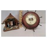 Weatherite barometer & house