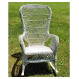 Wicker rocker