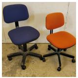 2 office chairs