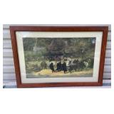 Framed print The Bear Dance