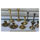 Brass candlesticks