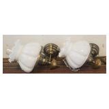 Pair Gone with the wind style Wall sconce lights