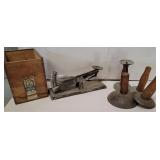 Acme egg scales, hog scrapers, and dovetailed