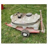 Fimco tow behind electric sprayer, works