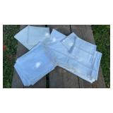 Vintage double sheet set (flat sheet & pillow