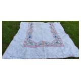 Pretty chenille comforter - full size - overall