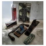 Planes, draw space, vise, etc