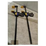 2 quick grip clamps 30"