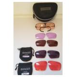 Ranger sun glasses with case, extra lens