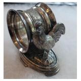 Rooster napkin ring - Rogers Hartford CT