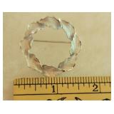 Wells sterling brooch