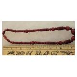 Burgundy cinnabar? Necklace