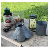 Country decor - candles/lights