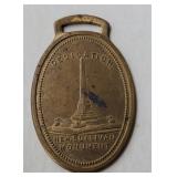 1912 Dedication of new Sullivan monument fob -