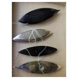 4 tatting shuttles
