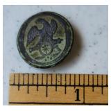Artillery Button Eagle on Cannon