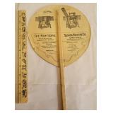 Advertising paper fan - New Home Sewing machine