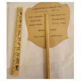 Troy PA Advertising paper fan - automotive, paint