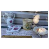 Mixed China & pottery - pretty patterns