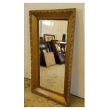 Gilded beveled mirror 26"48"