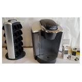 Keurig coffee maker w/pod holder