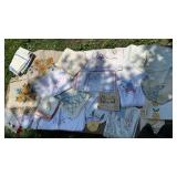 Great collection of whimsical table linens - some