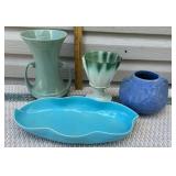 Great colorful collection of retro pottery