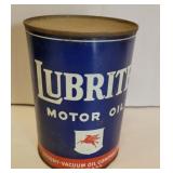 Socony oil can - still full