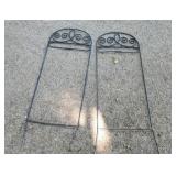 2 wire trellises 43"t