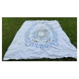 Pretty full size chenille bedspread -