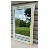 Painted mirror approx 18"x28" - could use a