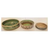 3 pcs of pottery -  planters