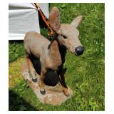 Concrete deer 32"34"t