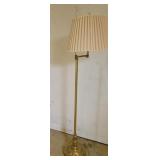 Brass floor lamp