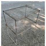 2 tier wire shelf