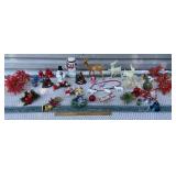 Vintage Christmas - in a small clear tub