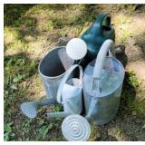 4 watering cans
