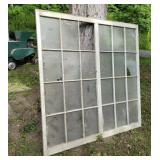 24 pane window 64"63"