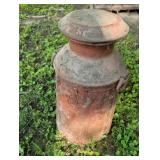 Drop handle cream can 21"h