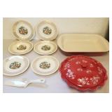 Pfaltzgraff baking dish, temptations dish with