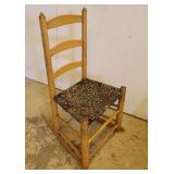 Early shaker ladder back rocker - great tab seat
