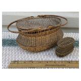 Old delicate baskets - a little damaged